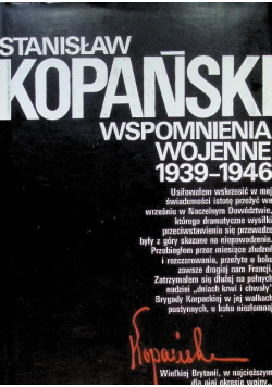 Wspomnienia wojenne 1939 - 1946