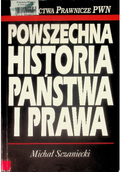 Powszechna historia państwa i prawa