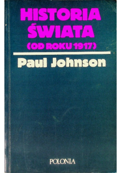 Historia świata ( od roku 1917 )