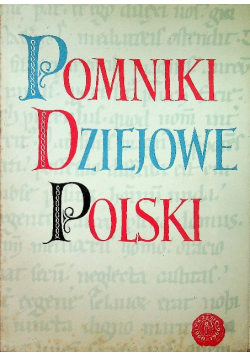 Pomniki dziejowe Polski Tom V
