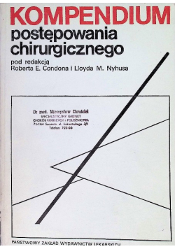 Kompedium postępowania chirurgicznego
