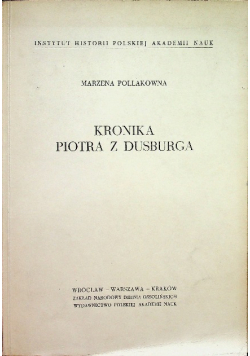 Kronika Piotra z Dusburga