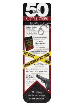 50 BEST - Crime - magnetyczna zakładka do książki
