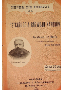 Psychologia rozwoju narodów 1897 r.