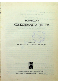 Podręczna konkordancja biblijna