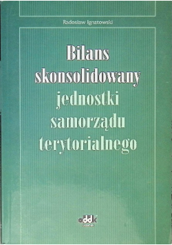 Bilans skonsolidowany jadnostki samorządu terytorialnego