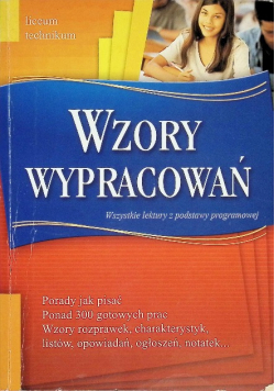 Wzory wypracowań porady jak pisać