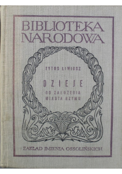 Dzieje od założenia miasta Rzymu