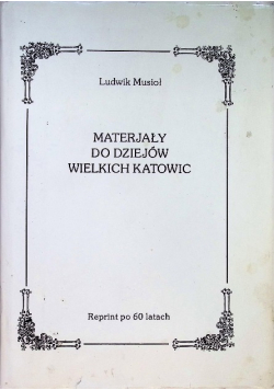 Materjały Do Dziejów Wielkich