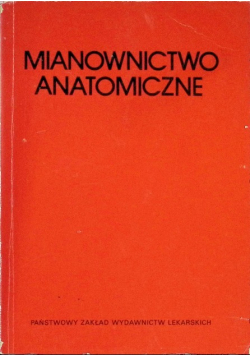 Mianownictwo anatomiczne