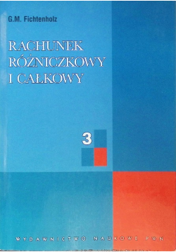 Rachunek różniczkowy i całkowy Tom 2