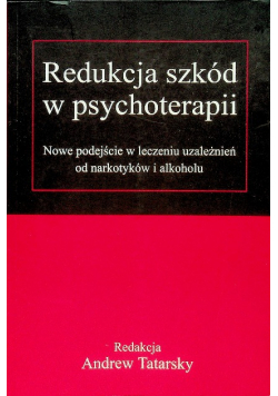 Redukcja szkód w psychoterapii