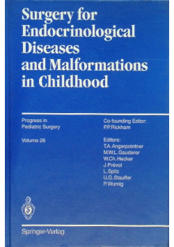 Surgery for endocrinological diseases and malformations in childhood