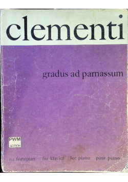 Clementi Gradus ad parnassum