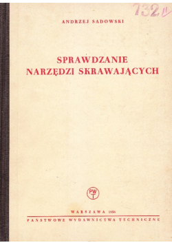 Sprawdzanie narzędzi skrawających