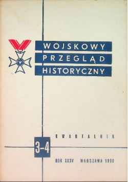 Kwartalnik Wojskowy przegląd historyczny Nr 3 i 4/90