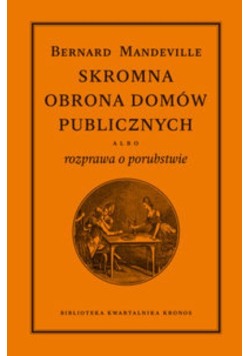 Skromna obrona domów publicznych albo rozprawa o porubstwie