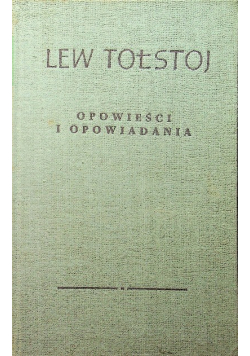 Tołstoj Opowieści i opowiadania