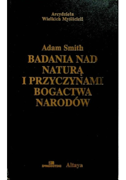 Badania nad naturą i przyczynami bogactwa narodów
