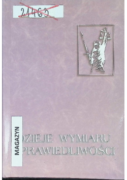 Dzieje wymiaru sprawiedliwości