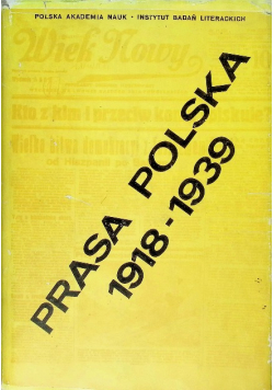 Prasa polska 1918 - 1939