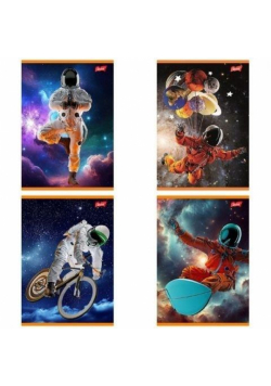 Zeszyt A5/32K linia 2 kolor Spaceman (15szt)
