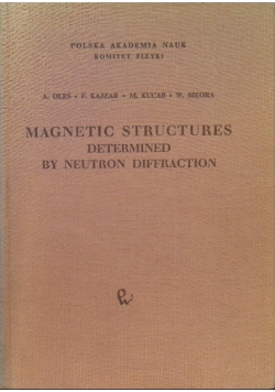 Magnetic Structures Determined by Neutron Diffraction