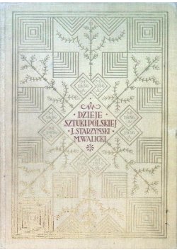 Dzieje sztuki polskiej 1936 r.