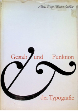 Gestalt und Funktion der Typografie