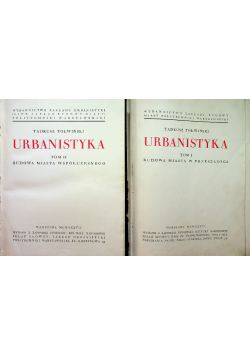 Urbanistyka Tom I i II 1937r