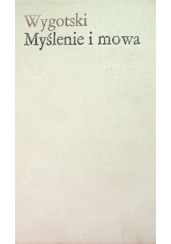 Myślenie i mowa