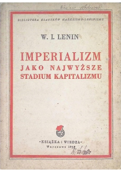 Imperializm jako najwyższe stadium kapitalizmu 1950 r.