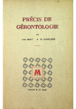 Precis de gerontologie