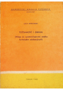 Tożsamość i zmiana
