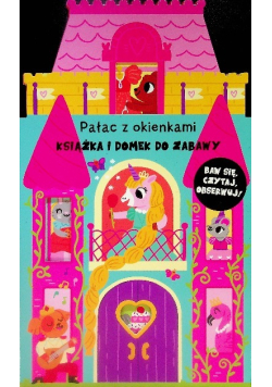 Książka i domek do zabawy. Pałac z okienkami