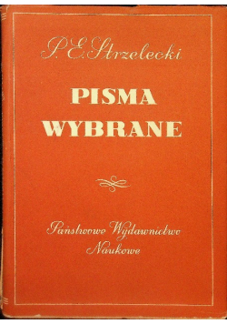 Strzelecki Pisma wybrane