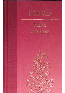 Norwid Pisma wybrane