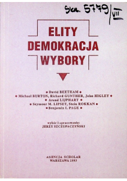Elity demokracja wybory