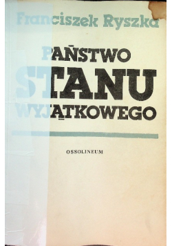 Państwo stanu wyjątkowego