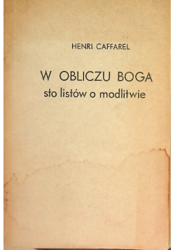 W obliczu Boga