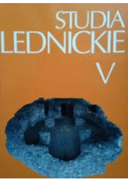 Studia Lednickie Tom V