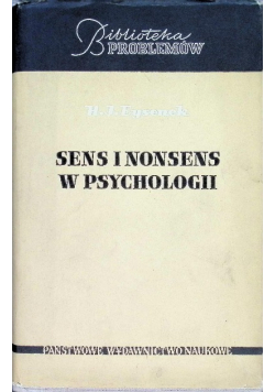 Sens i nonsens w psychologii