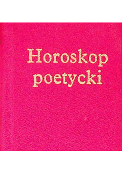 Horoskop poetycki z XIX wieku Pani