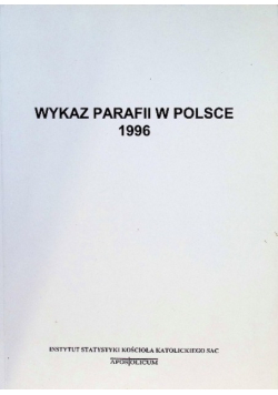 Wykaz parafii w Polsce 1996