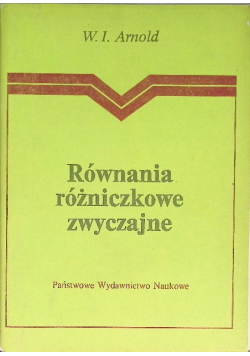 Równania różniczkowe zwyczajne