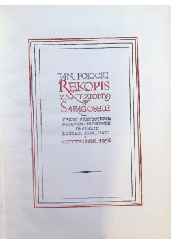 Rękopis Znaleziony w Saragossie
