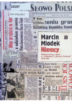Niemcy Publicystyczny obraz w Pionierze Słowie Polskim 1945-1989
