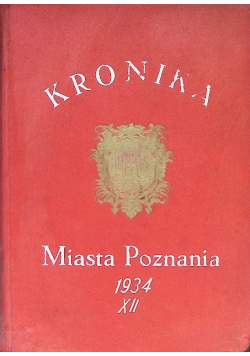 Kronika miasta poznania 1934