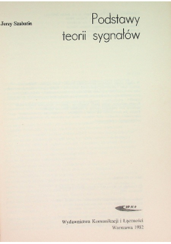 Podstawy teorii sygnałów