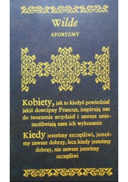 Wilde Aforyzmy